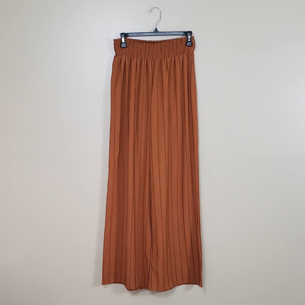 Sold Crescent Wide Leg Casual High Rise Pants